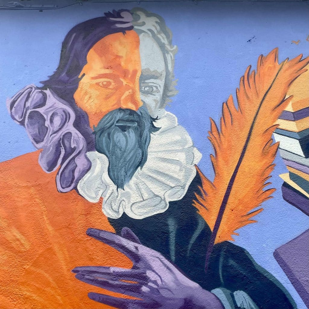 Miguel Servet pintura mural villanueva de sigena Huesca